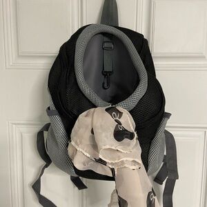 SPORT Two-Tone Mesh Pet Carrier Backpack